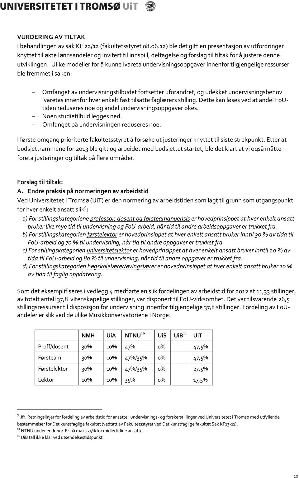 Ulike modeller for å kunne ivareta undervisningsoppgaver innenfor tilgjengelige ressurser ble fremmet i saken: Omfanget av undervisningstilbudet fortsetter uforandret, og udekket undervisningsbehov