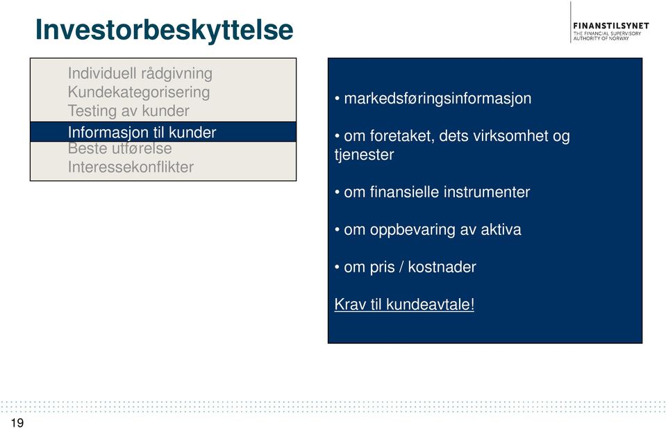 markedsføringsinformasjon om foretaket, dets virksomhet og tjenester om