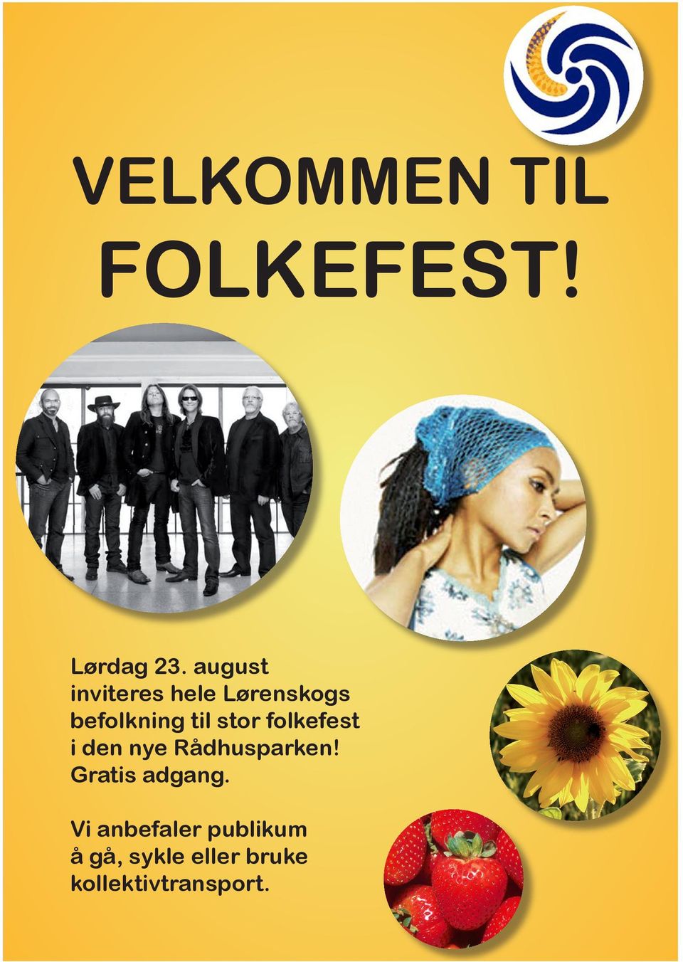 stor folkefest i den nye Rådhusparken!