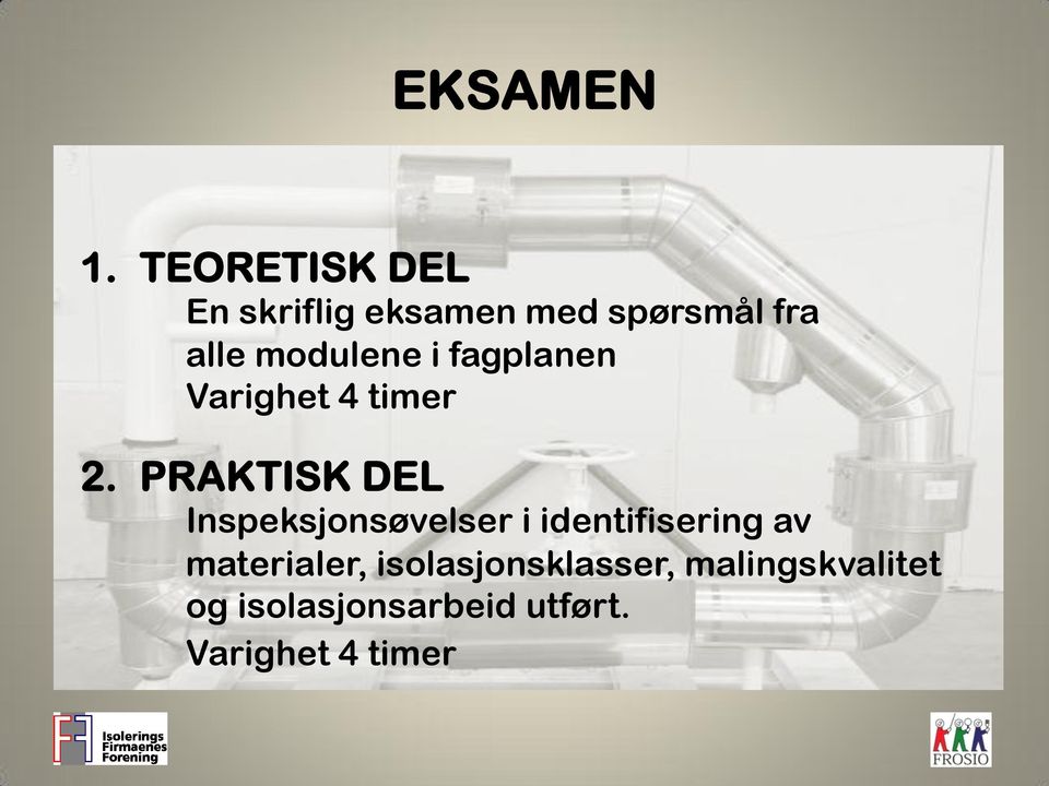 modulene i fagplanen Varighet 4 timer 2.