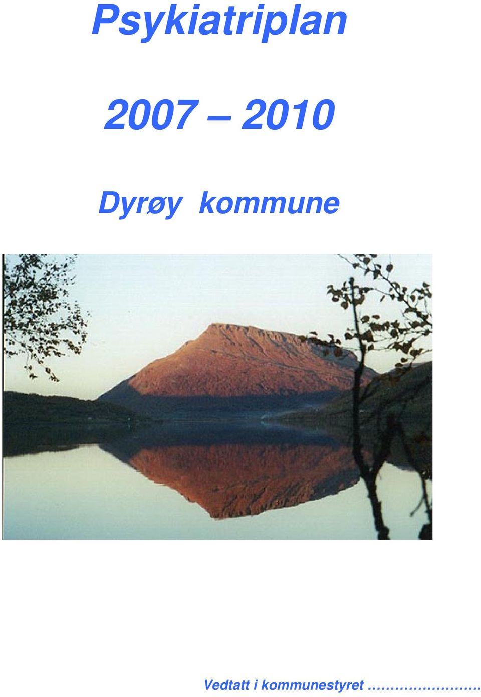 kommune Vedtatt