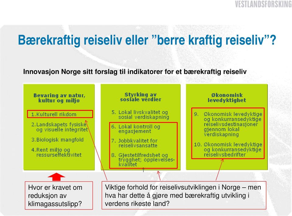 Hvor er kravet om reduksjon av klimagassutslipp?