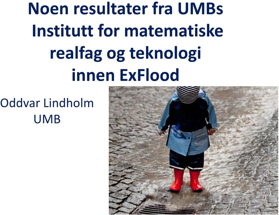 Oddvar Lindholm UMB