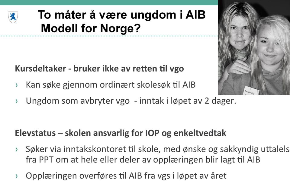 vgo - inntak i løpet av 2 dager.