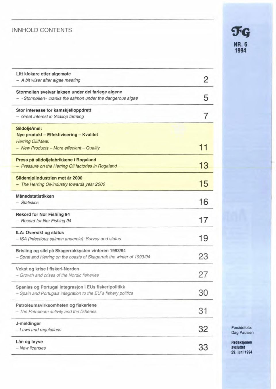 på sikldjefabrikkene i Rogaland -- PRBSUB on-- uerring tkimies in glala land -l7, r SikkmjalindusMen mot år 2000 - 'The Hemmng Oil-industry towards year 2000 Månedstatistikken - Staiistics Rekord for