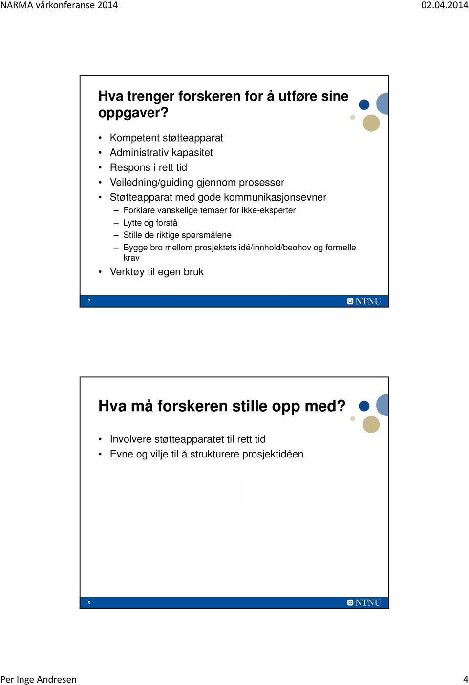 kommunikasjonsevner Forklare vanskelige temaer for ikke-eksperter Lytte og forstå Stille de riktige spørsmålene Bygge bro mellom