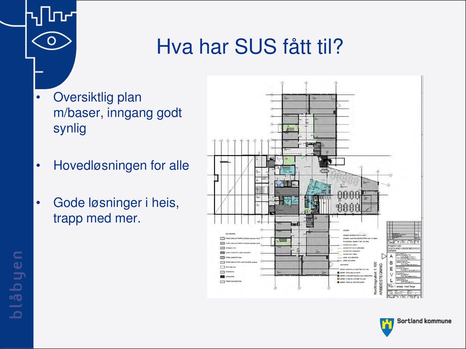 inngang godt synlig