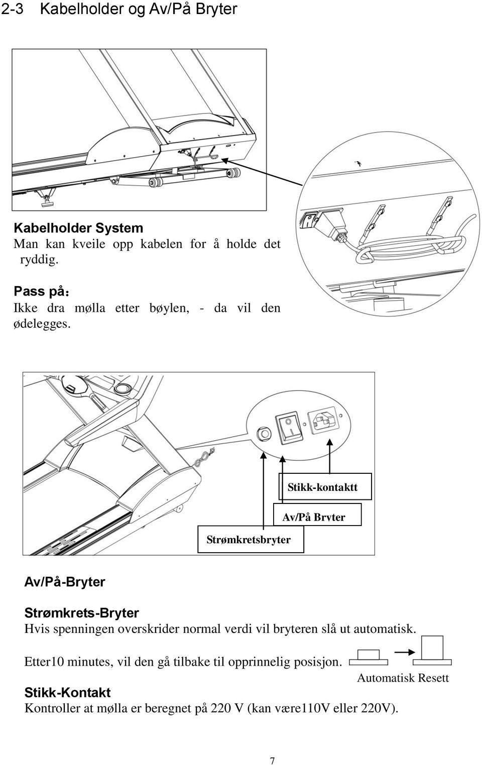 Strømkretsbryter Stikk-kontaktt Av/På Bryter Av/På-Bryter Strømkrets-Bryter Hvis spenningen overskrider normal verdi vil