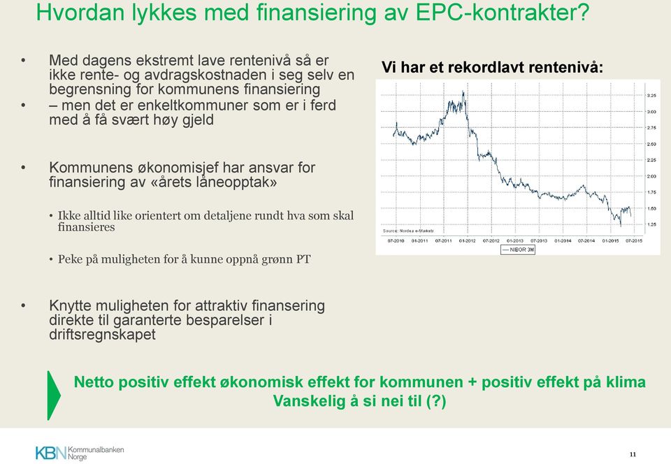 med å få svært høy gjeld Vi har et rekordlavt rentenivå: Kommunens økonomisjef har ansvar for finansiering av «årets låneopptak» Ikke alltid like orientert om