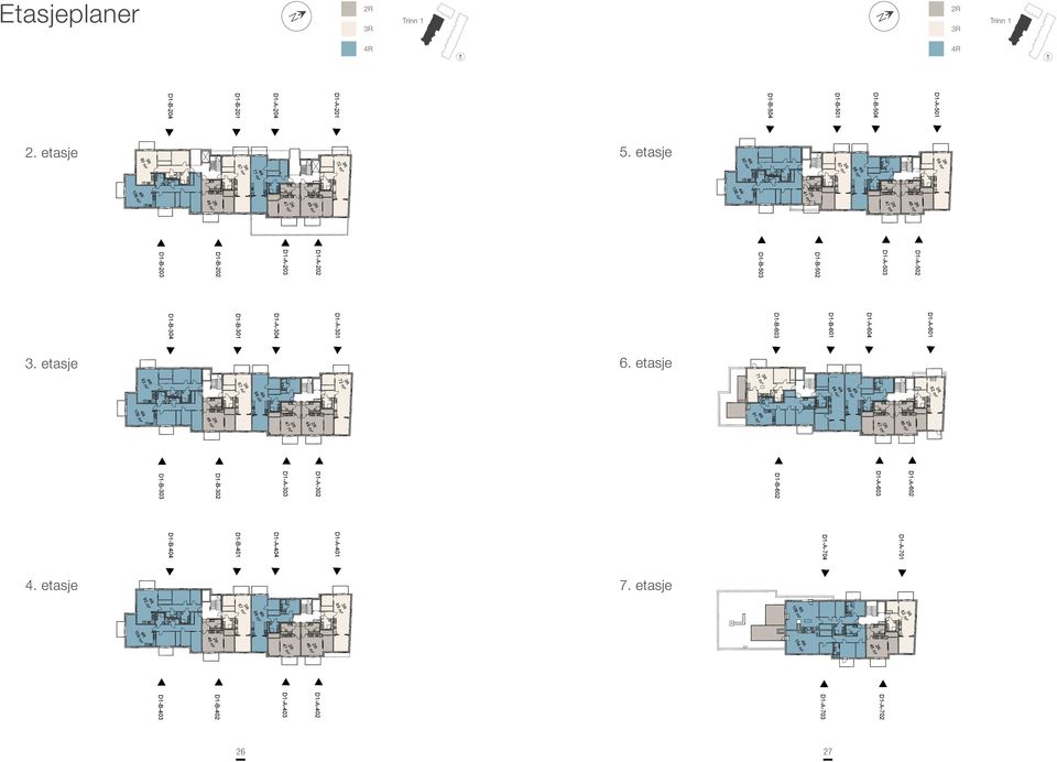 HJEM PÅ LØRE BRØDFABR IKKE Trinn LØRE 2. ETG EtasjeplanSalg 2. etasje 5. etasje 8 m² 5.