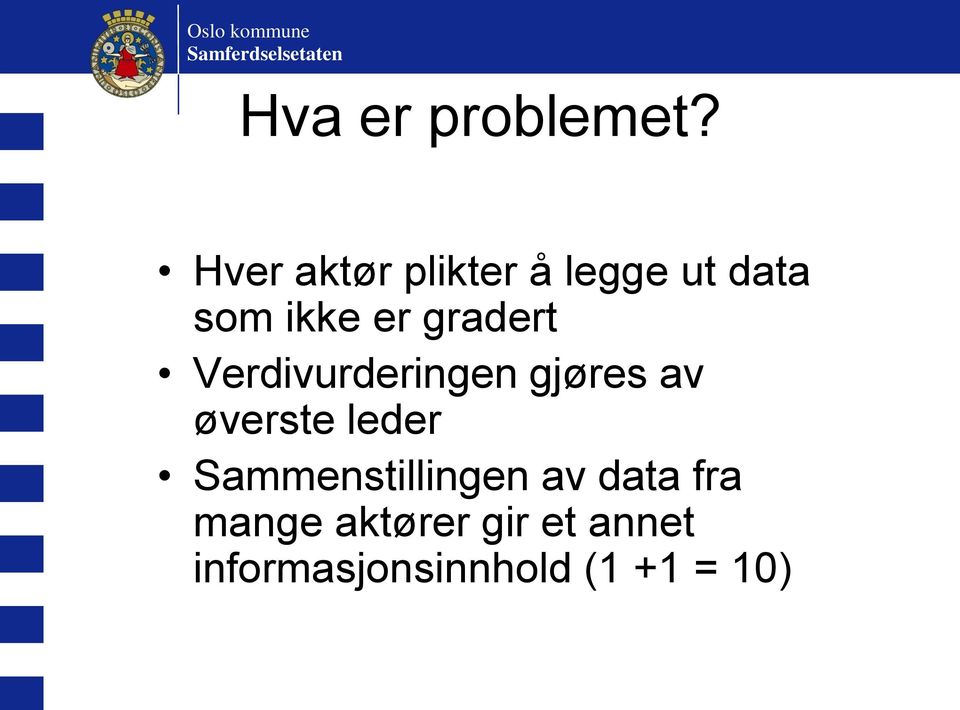 gradert Verdivurderingen gjøres av øverste leder