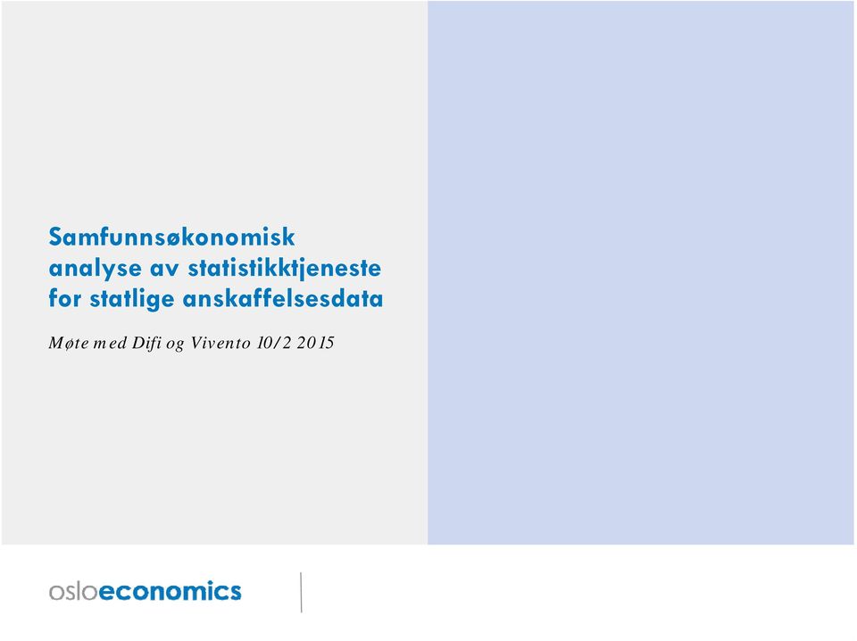 statlige anskaffelsesdata