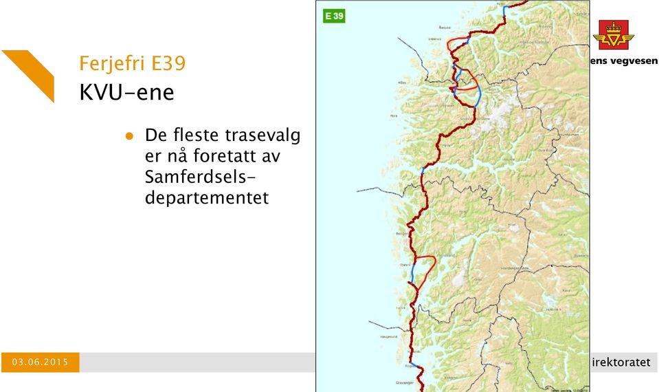 Samferdselsdepartementet 03.06.