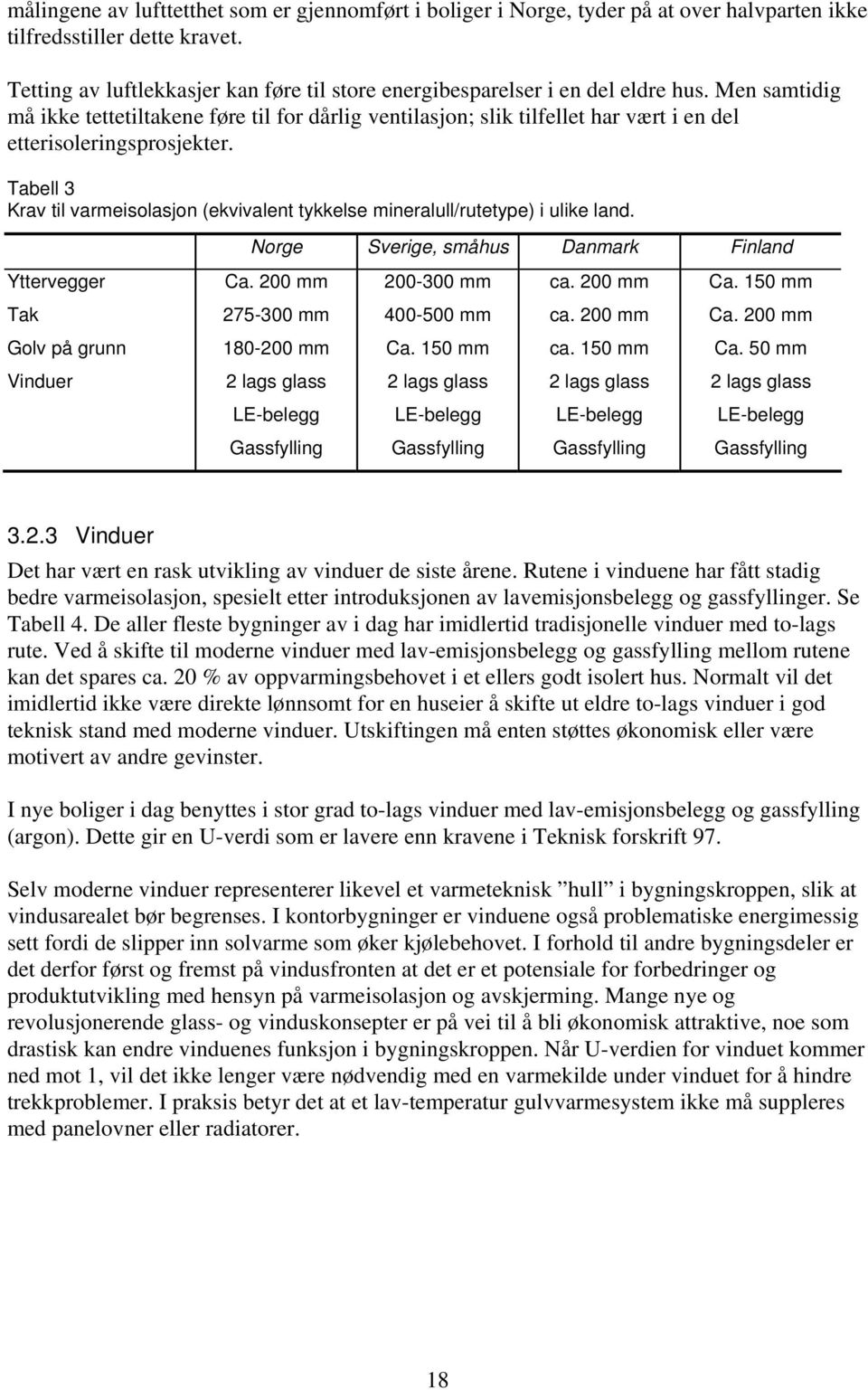 Men samtidig må ikke tettetiltakene føre til for dårlig ventilasjon; slik tilfellet har vært i en del etterisoleringsprosjekter.