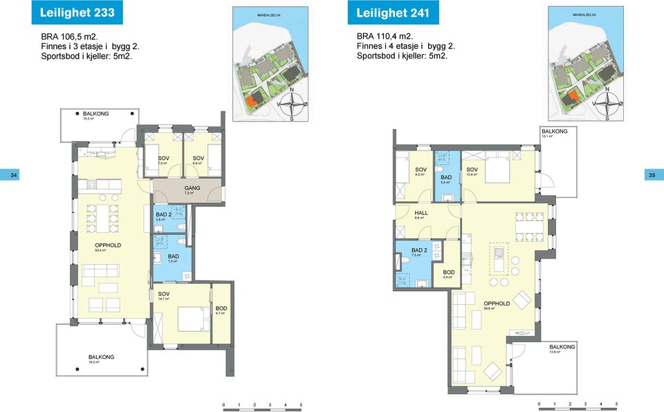 10,3 m² 10,1 m² 7,0 m² 34 8,0 m² 15,6 m² 35 7,2 m² TRAPP/ 19,1 m² 5,4 m² 2 3,8 m²