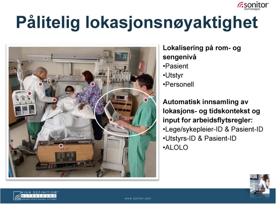 av lokasjons- og tidskontekst og input for