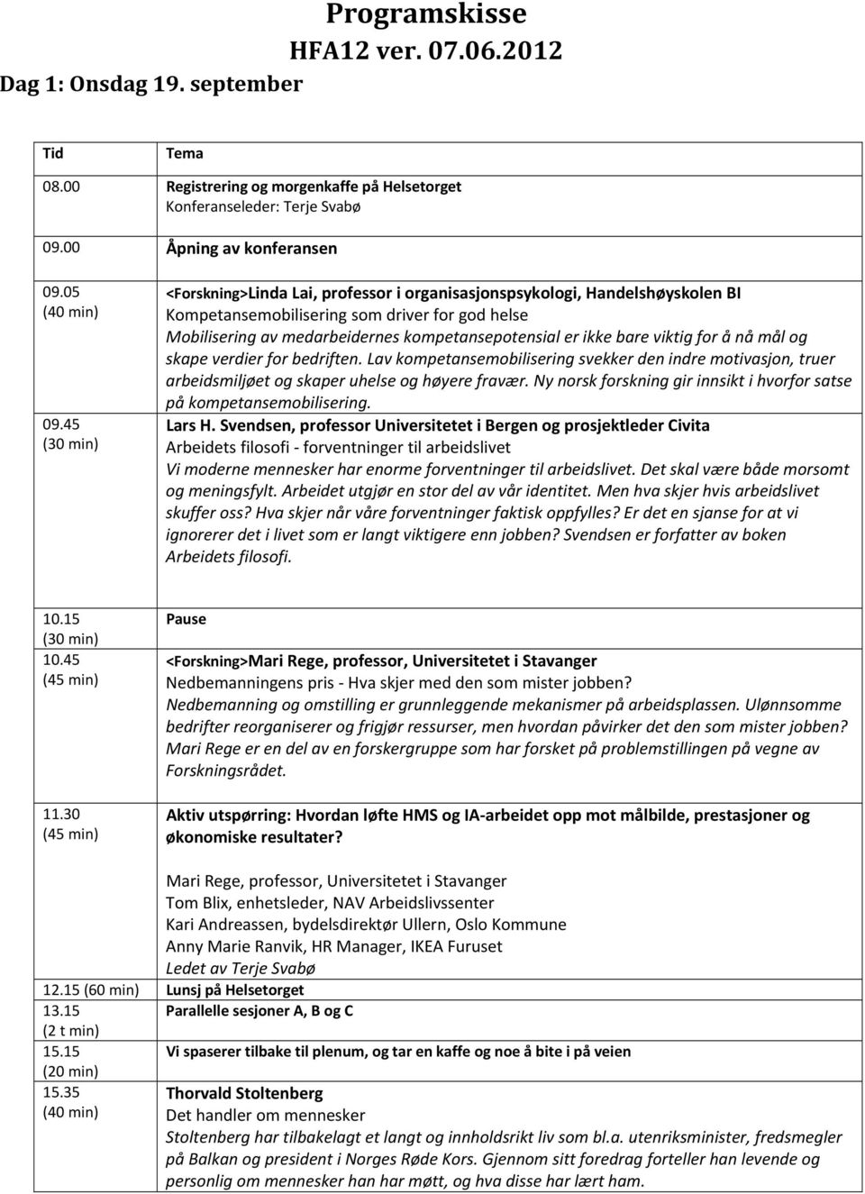 for å nå mål og skape verdier for bedriften. Lav kompetansemobilisering svekker den indre motivasjon, truer arbeidsmiljøet og skaper uhelse og høyere fravær.