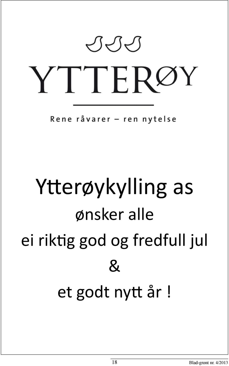 fredfull jul & et godt