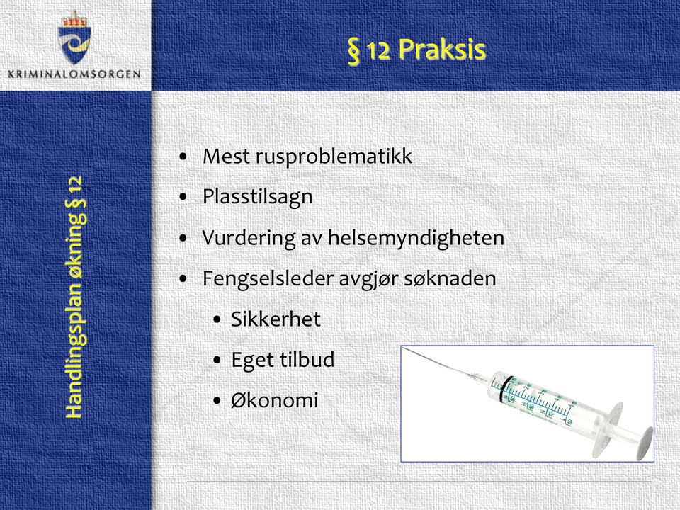 helsemyndigheten Fengselsleder