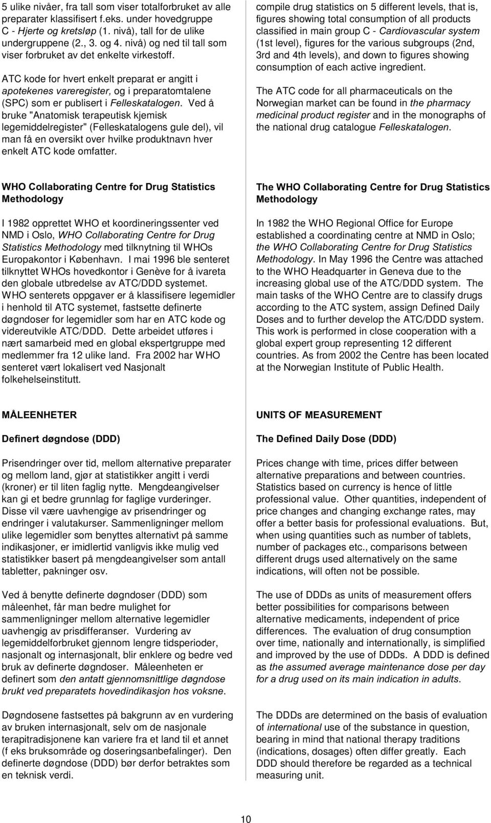 ATC kode for hvert enkelt preparat er angitt i apotekenes vareregister, og i preparatomtalene (SPC) som er publisert i Felleskatalogen.