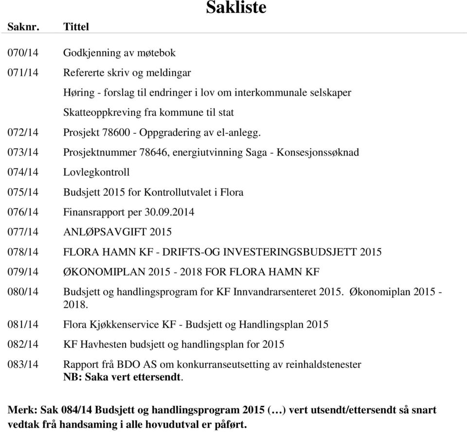 Prosjekt 78600 - Oppgradering av el-anlegg.