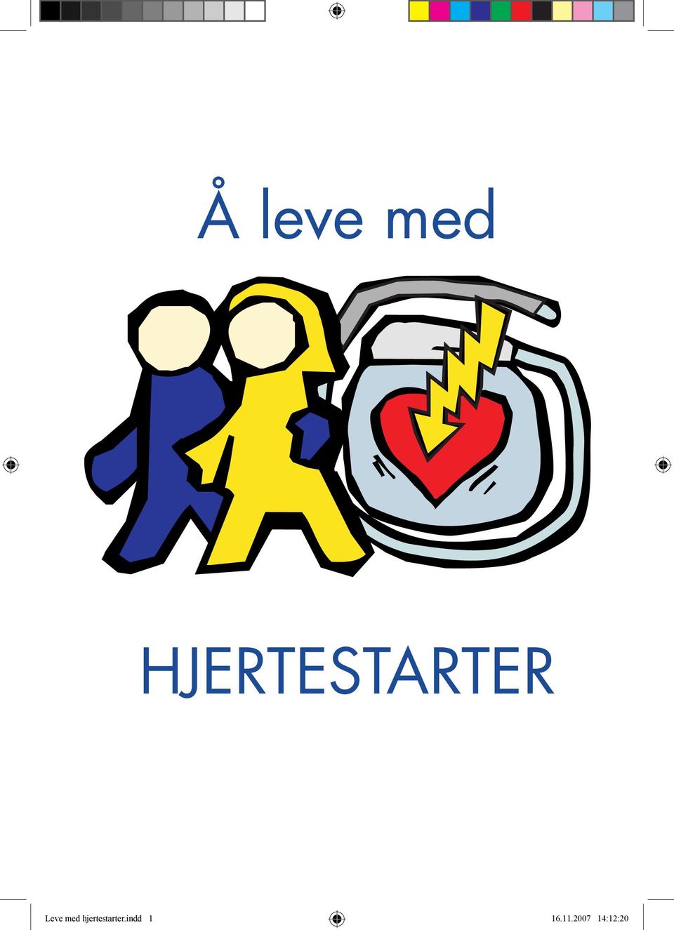 med hjertestarter.