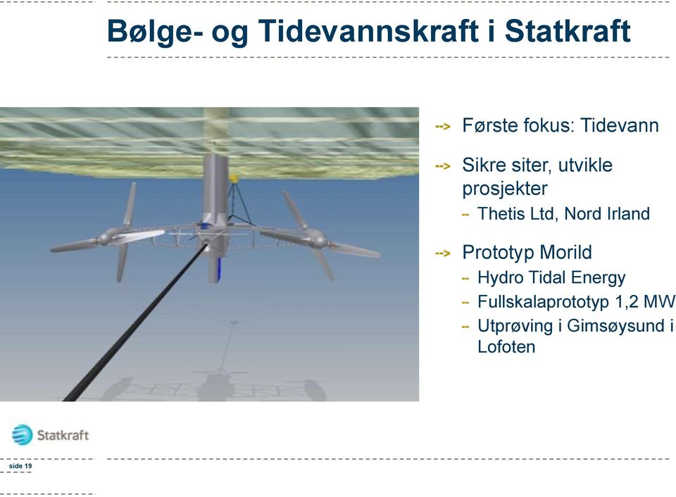 Nord Irland Prototyp Morild Hydro Tidal Energy