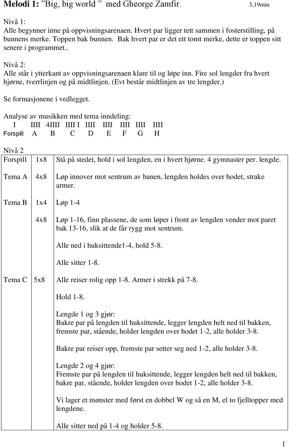 Fire sol lengder fra hvert hjørne, tverrlinjen og på midtlinjen. (Evt består midtlinjen av tre lengder.) Se formasjonene i vedlegget.