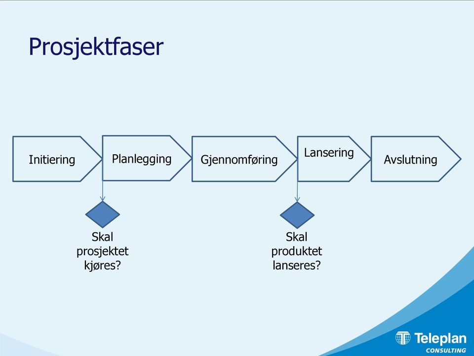 Lansering Avslutning Skal