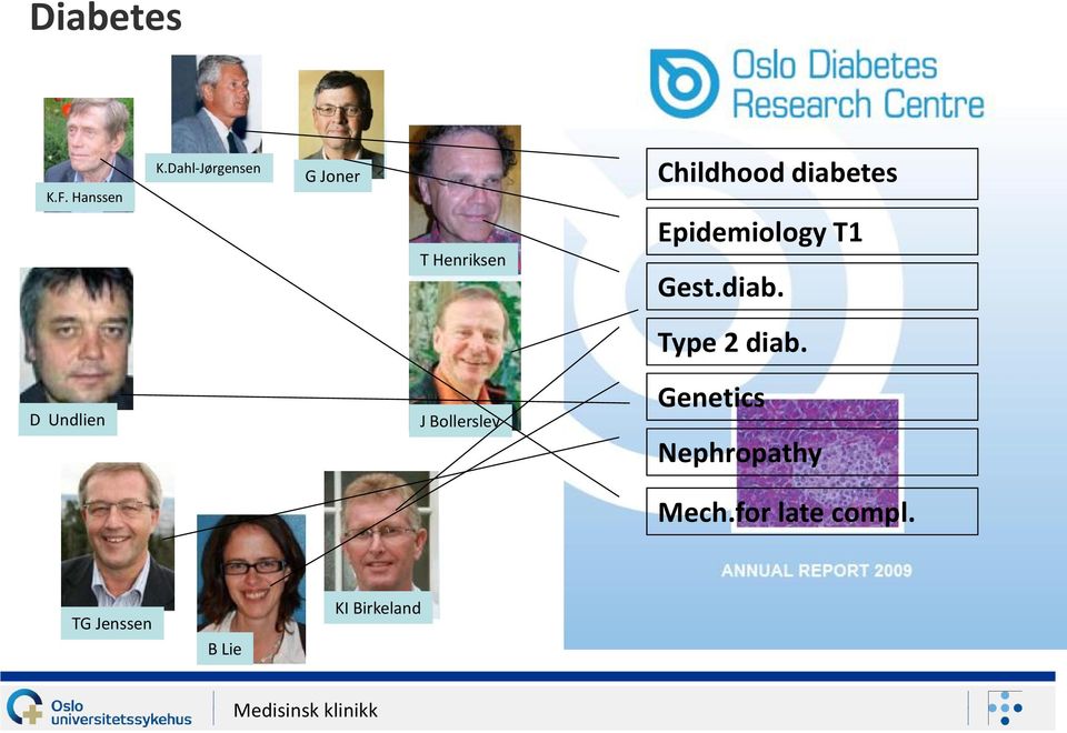 Epidemiology T1 Gest.diab. Type 2 diab.