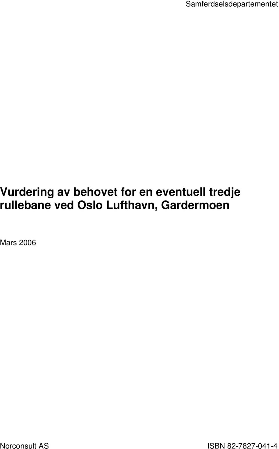 rullebane ved Oslo Lufthavn,