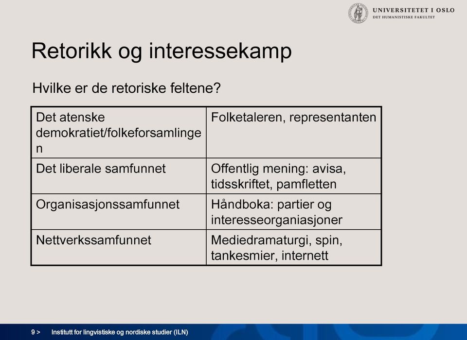 Nettverkssamfunnet Folketaleren, representanten Offentlig mening: avisa, tidsskriftet, pamfletten