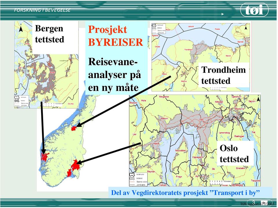 Trondheim tettsted Oslo tettsted Del av