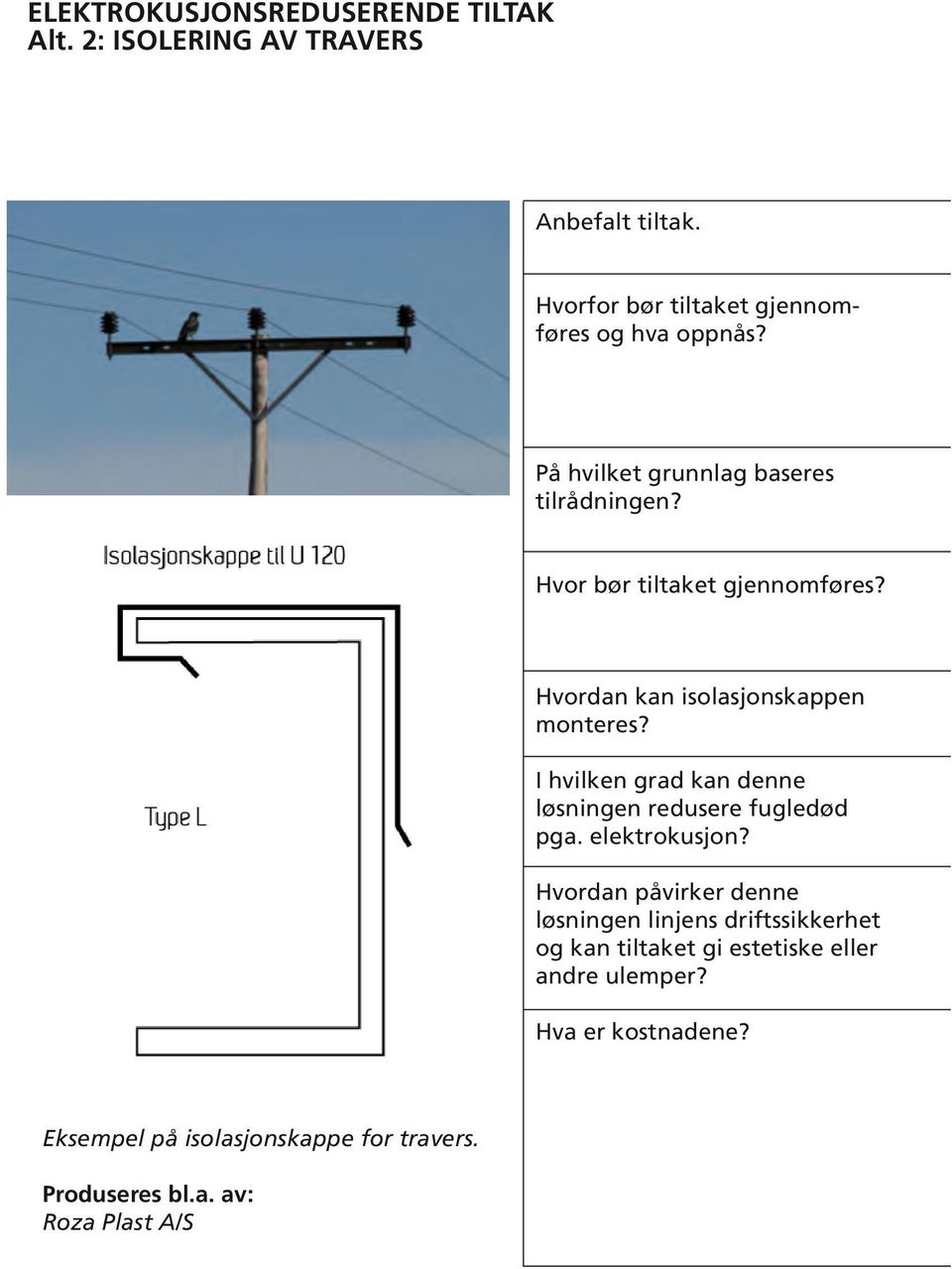 I hvilken grad kan denne løsningen redusere fugledød pga. elektrokusjon?