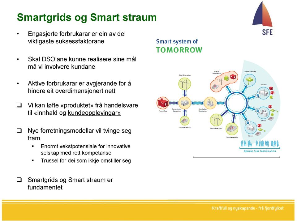 «produktet» frå handelsvare til «innhald og kundeopplevingar» Nye forretningsmodellar vil tvinge seg fram Enormt