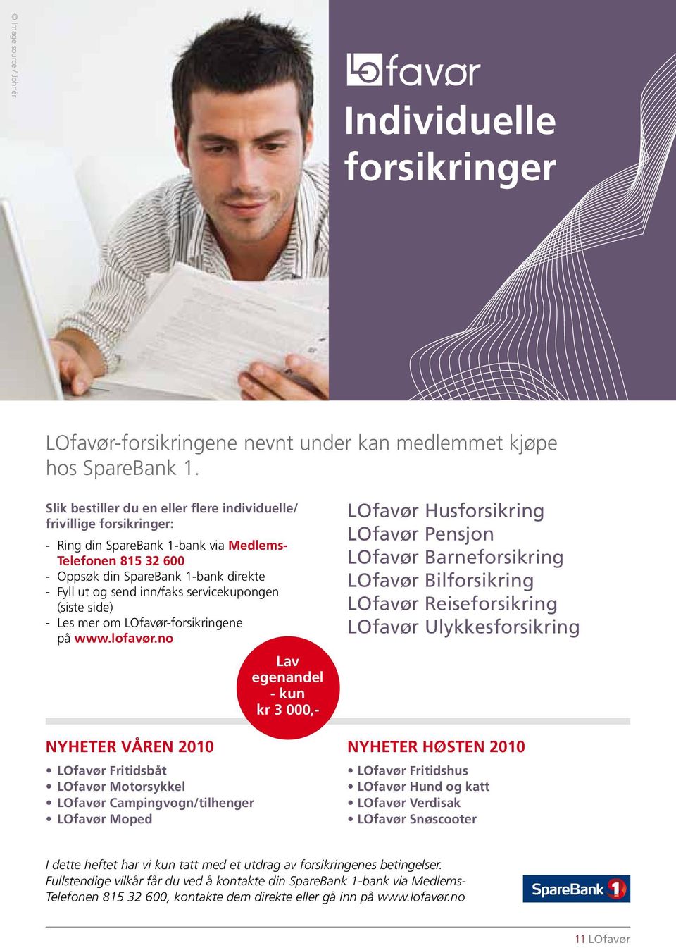 servicekupongen (siste side) - Les mer om LOfavør-forsikringene på www.lofavør.