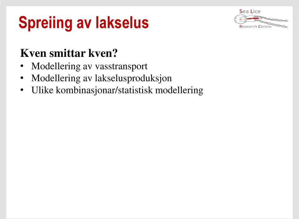 Modellering av lakselusproduksjon