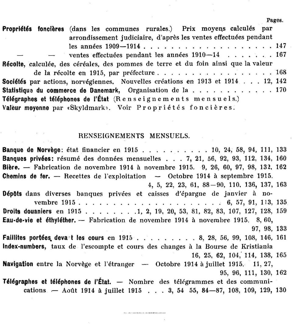 pommes de terre etdu foin ainsi que la ur vale de la récolte en 95, par préfecture........... 68 Sociétés par actions, norvégiennes. Nouvelles créations en 93 et 94.