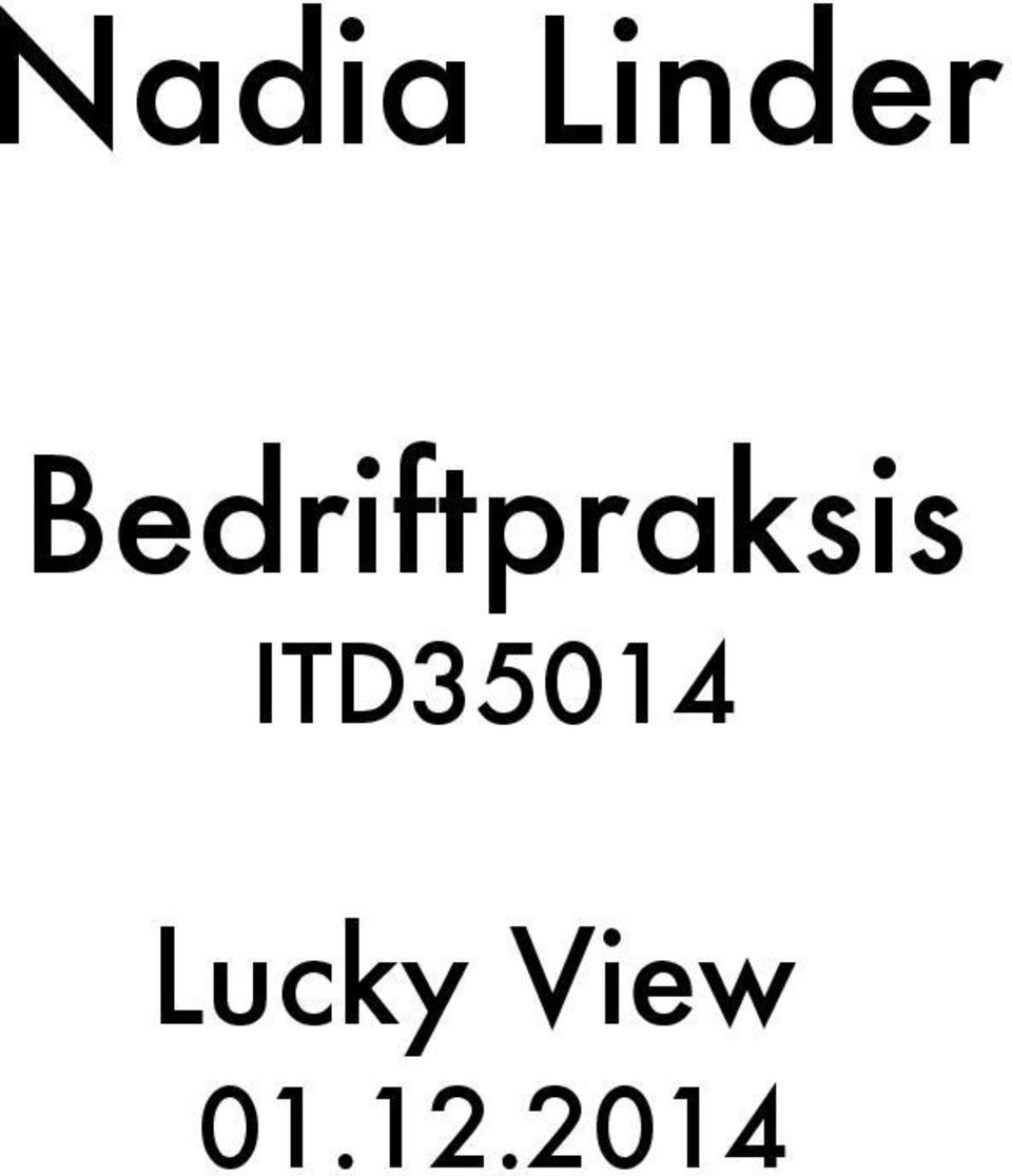 ITD35014 Lucky