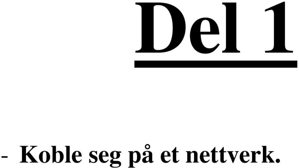 på et