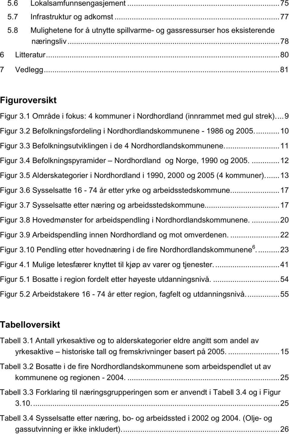 3 Befolkningsutviklingen i de 4 Nordhordlandskommunene...11 Figur 3.4 Befolkningspyramider Nordhordland og Norge, 1990 og 2005....12 Figur 3.
