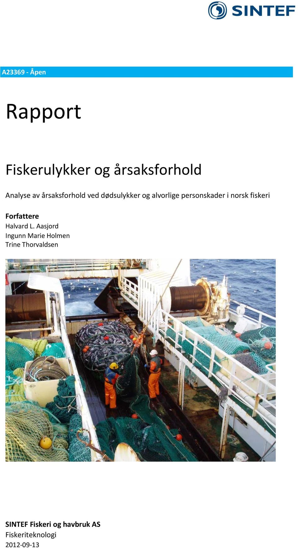 fiskeri Forfattere Halvard L.