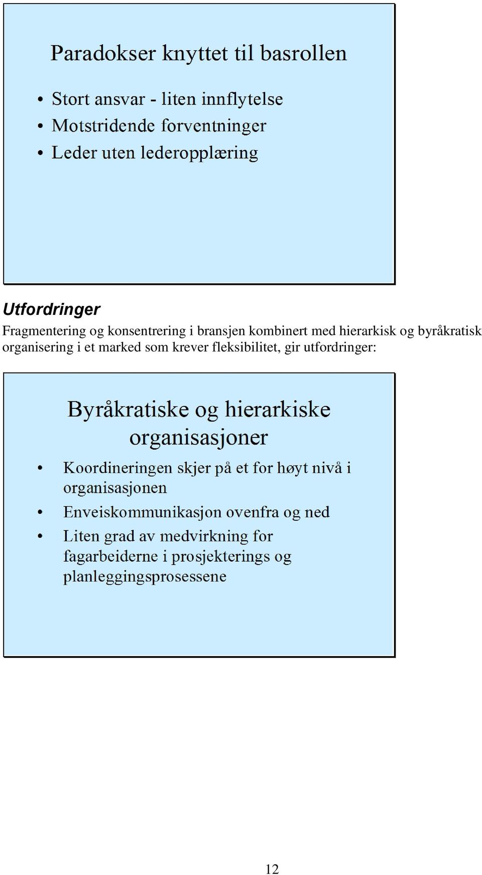 hierarkisk og byråkratisk organisering i