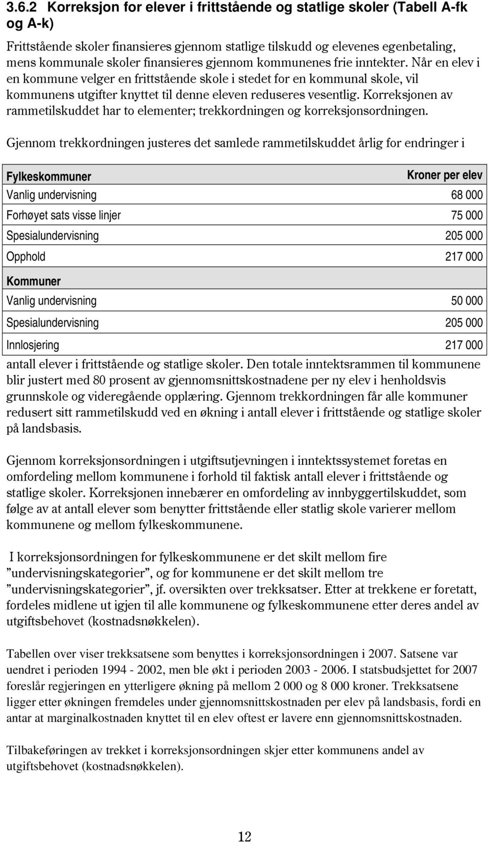 Når en elev i en kommune velger en frittstående skole i stedet for en kommunal skole, vil kommunens utgifter knyttet til denne eleven reduseres vesentlig.