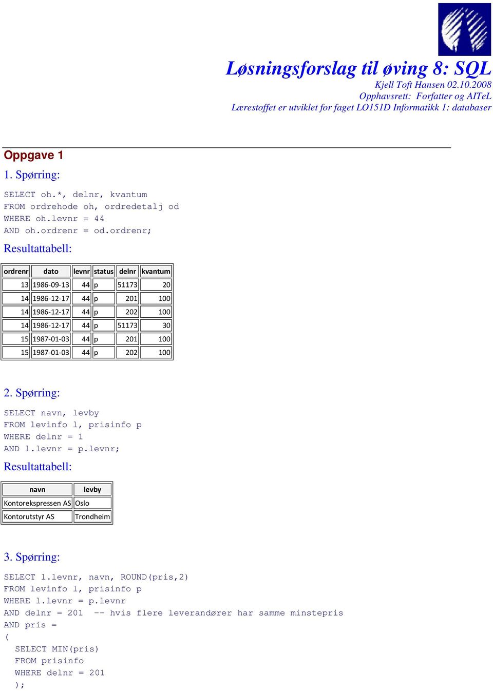 ordrenr; ordrenr dato levnr status delnr kvantum 13 1986 09 13 44 p 51173 20 14 1986 12 17 44 p 201 100 14 1986 12 17 44 p 202 100 14 1986 12 17 44 p 51173 30 15 1987 01 03 44 p 201 100 15 1987 01 03