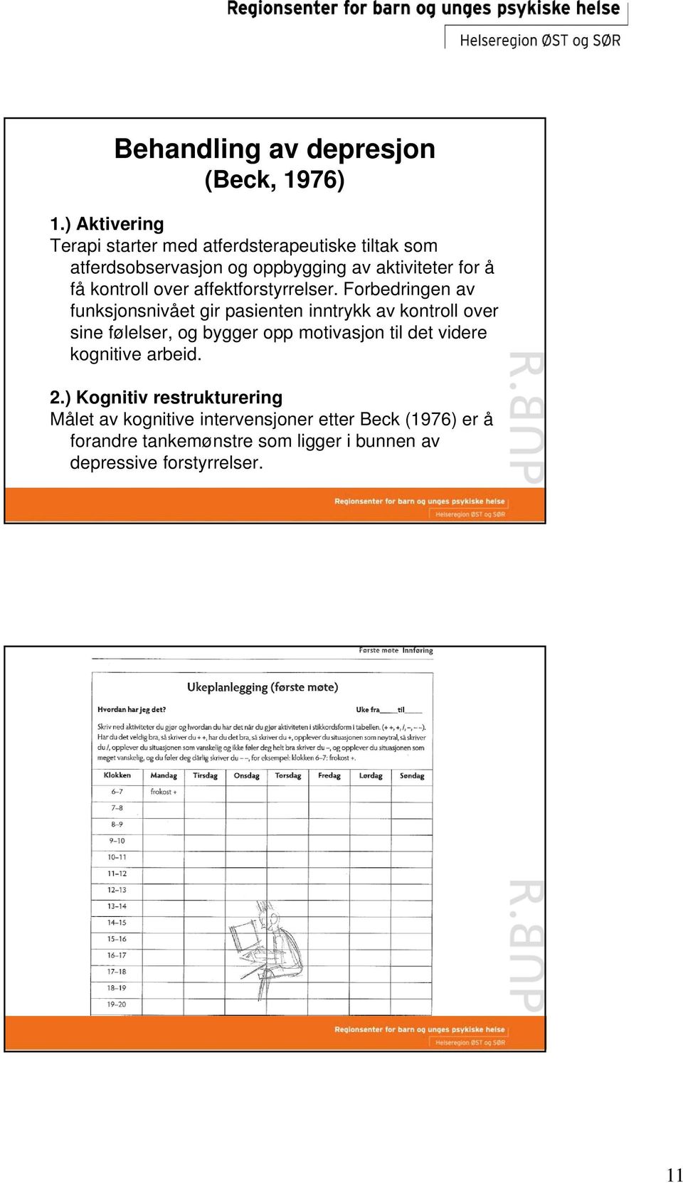 kontroll over affektforstyrrelser.