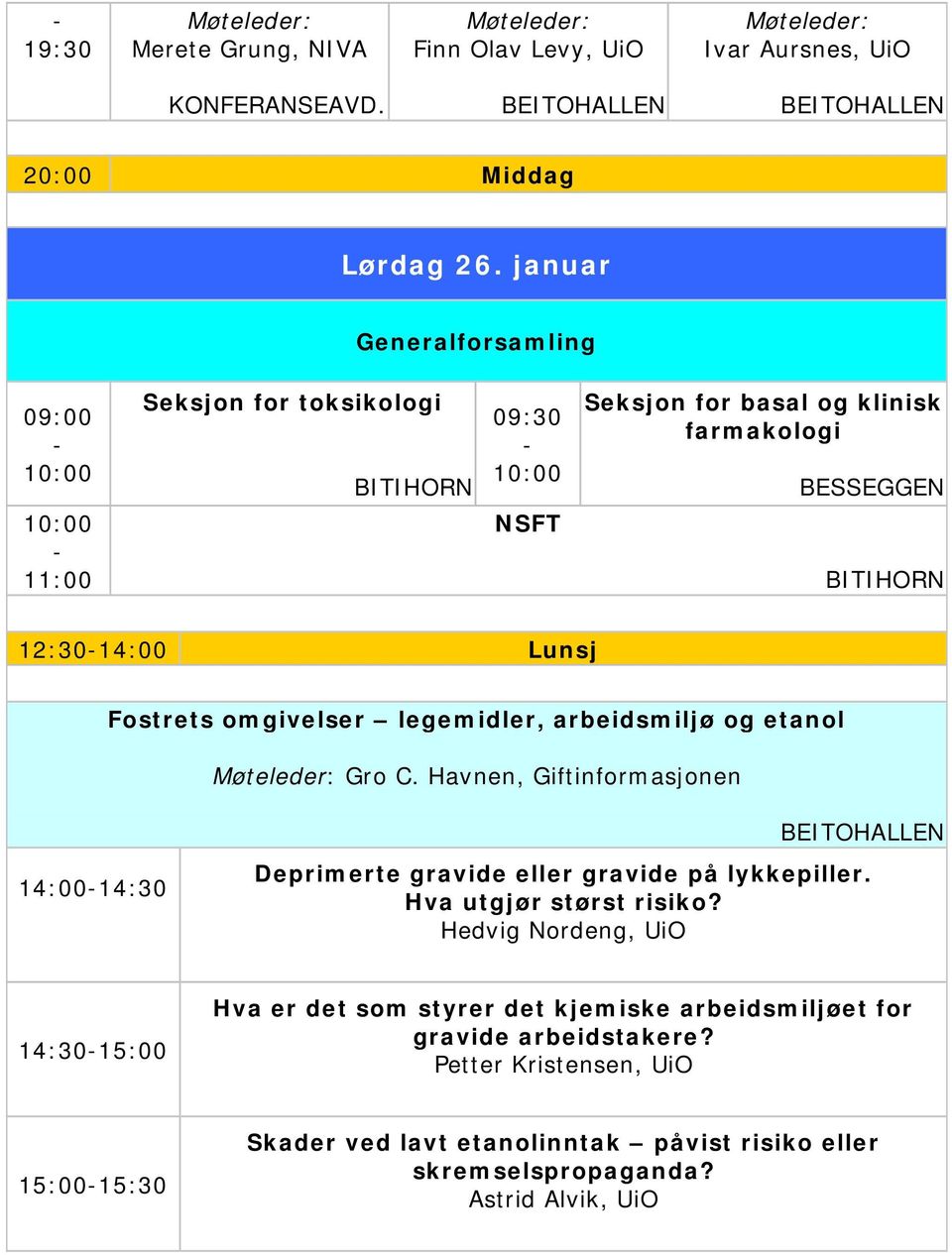 Fostrets omgivelser legemidler, arbeidsmiljø og etanol Gro C. Havnen, Giftinformasjonen 14:0014:30 Deprimerte gravide eller gravide på lykkepiller.