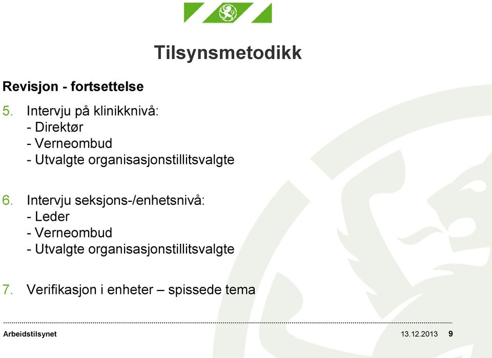 organisasjonstillitsvalgte 6.