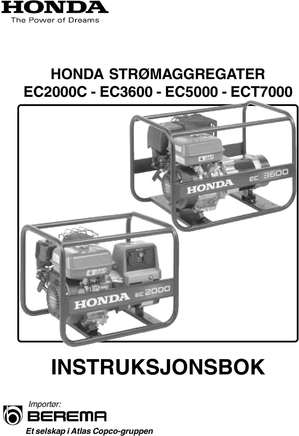 INSTRUKSJONSBOK Importør: Et