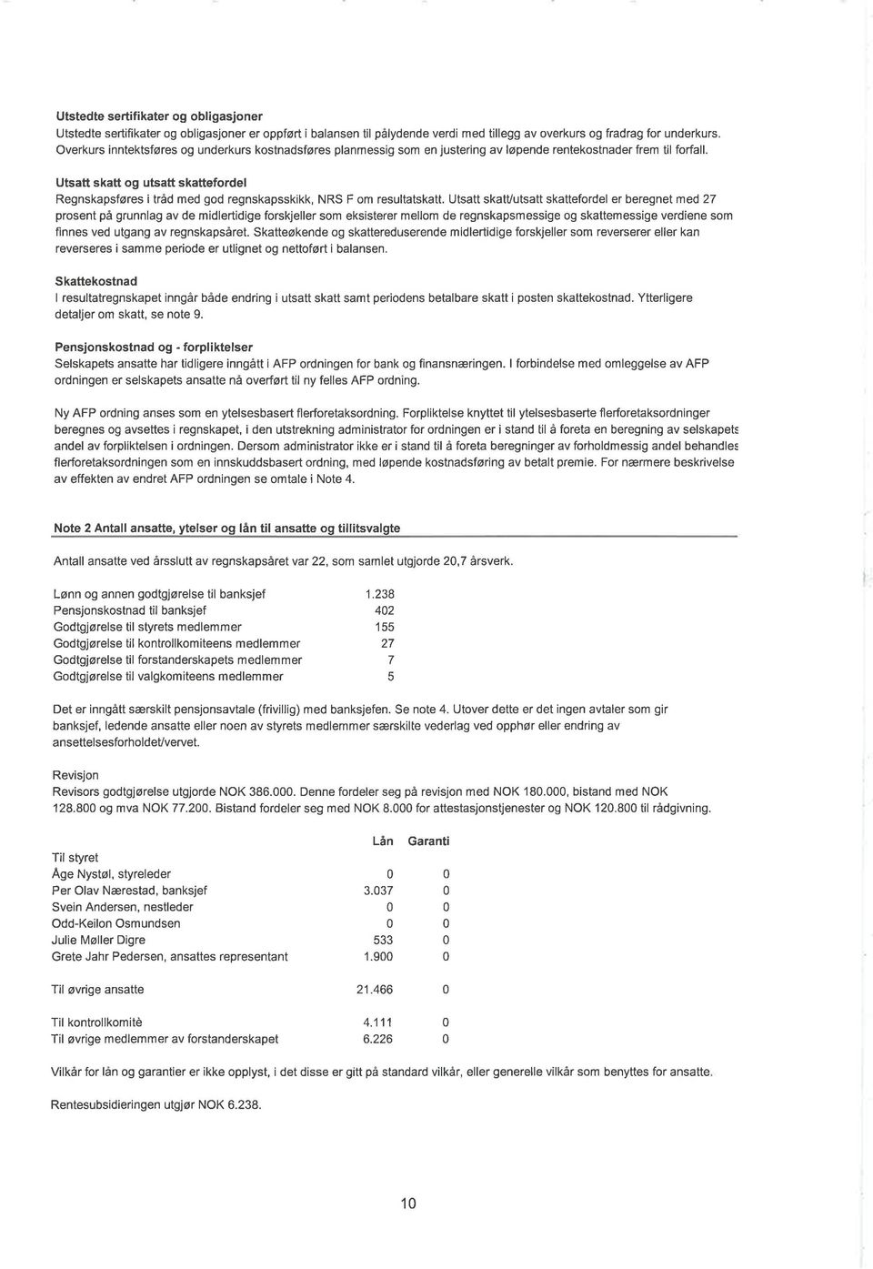 Utsatt skatt og utsatt skattefordel Regnskapsføres i tråd med god regnskapsskikk, NRS F om resultatskatt.